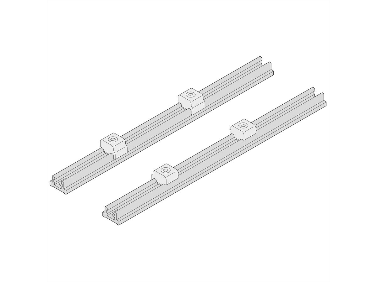 SCHROFF Interscale Flexible Rail System for Mounting PCBs, 177D, 173.00L