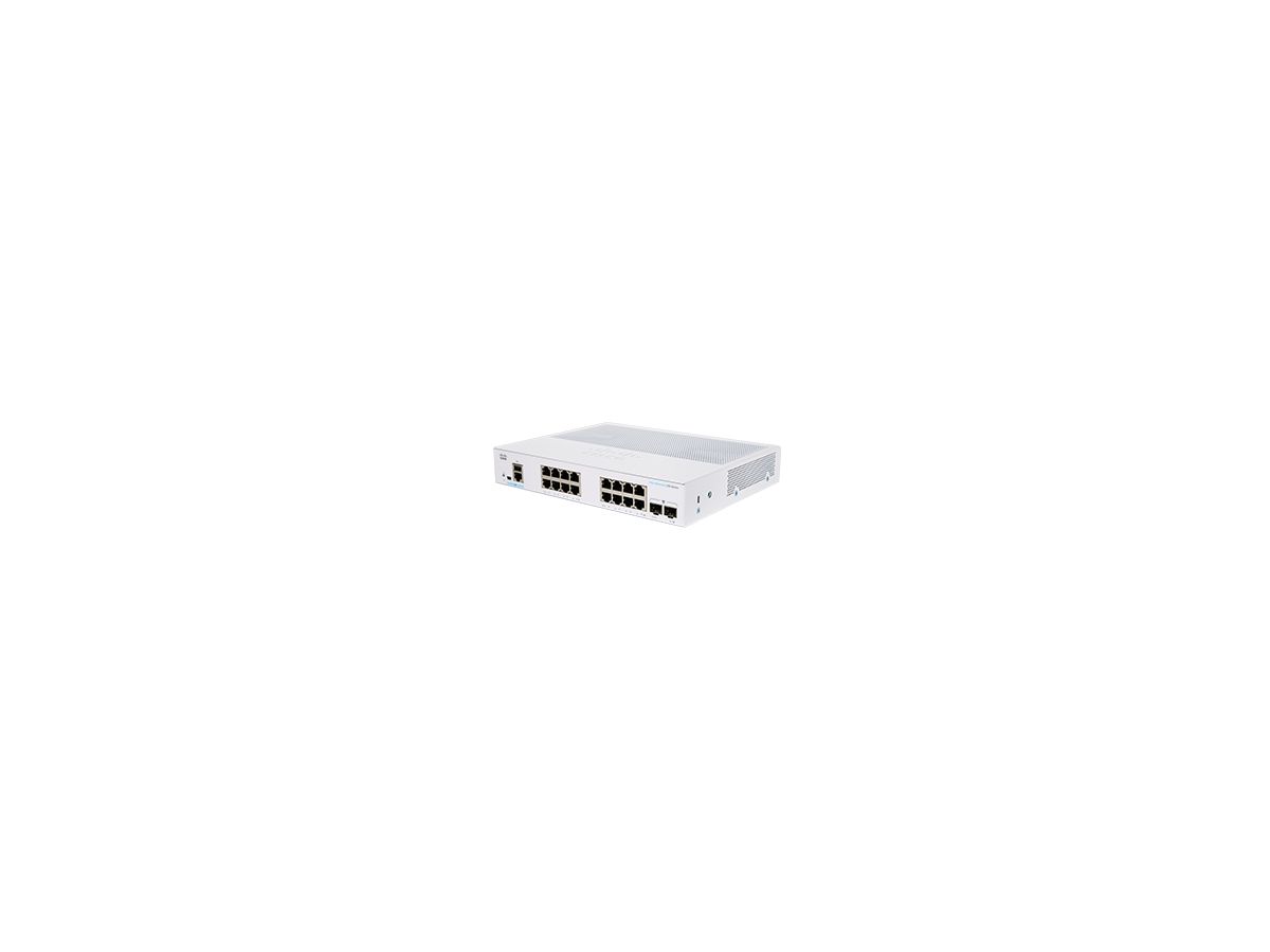 Cisco CBS350-16T-2G-EU commutateur réseau Géré L2/L3 Gigabit Ethernet (10/100/1000) Argent