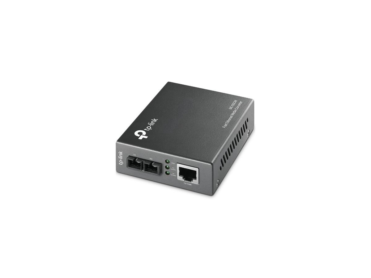 TP-Link MC100CM convertisseur de support réseau 100 Mbit/s 1310 nm Multimode Noir