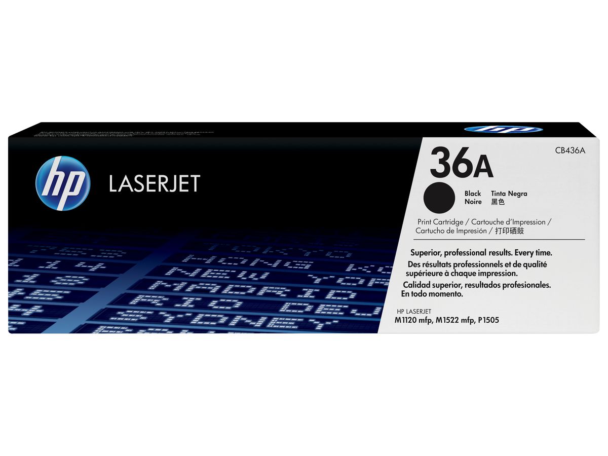 HP 36A toner LaserJet noir authentique