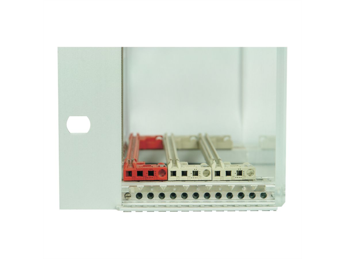Guide-cartes SCHROFF avec détrompage pour CompactPCI/ VME64x, PC, 160 mm, 2 mm de largeur de rainure, rouge, 10 pièces