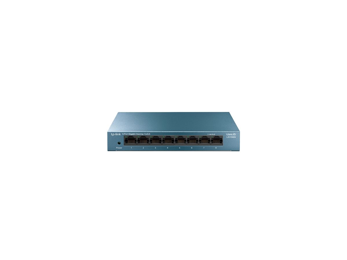 TP-LINK LS108G commutateur réseau Non-géré Gigabit Ethernet (10/100/1000) Bleu