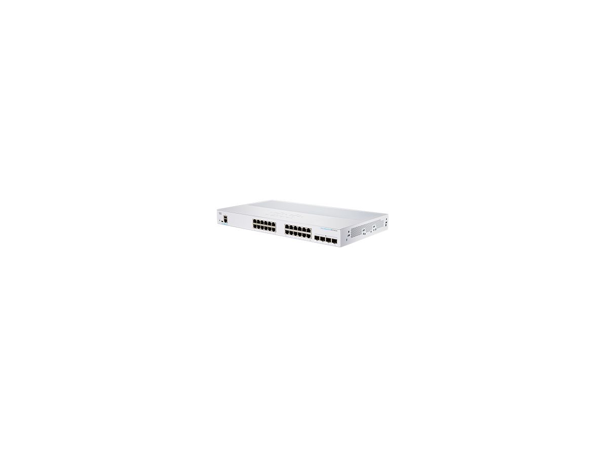 Cisco CBS350-24T-4G-EU commutateur réseau Géré L2/L3 Gigabit Ethernet (10/100/1000) Argent