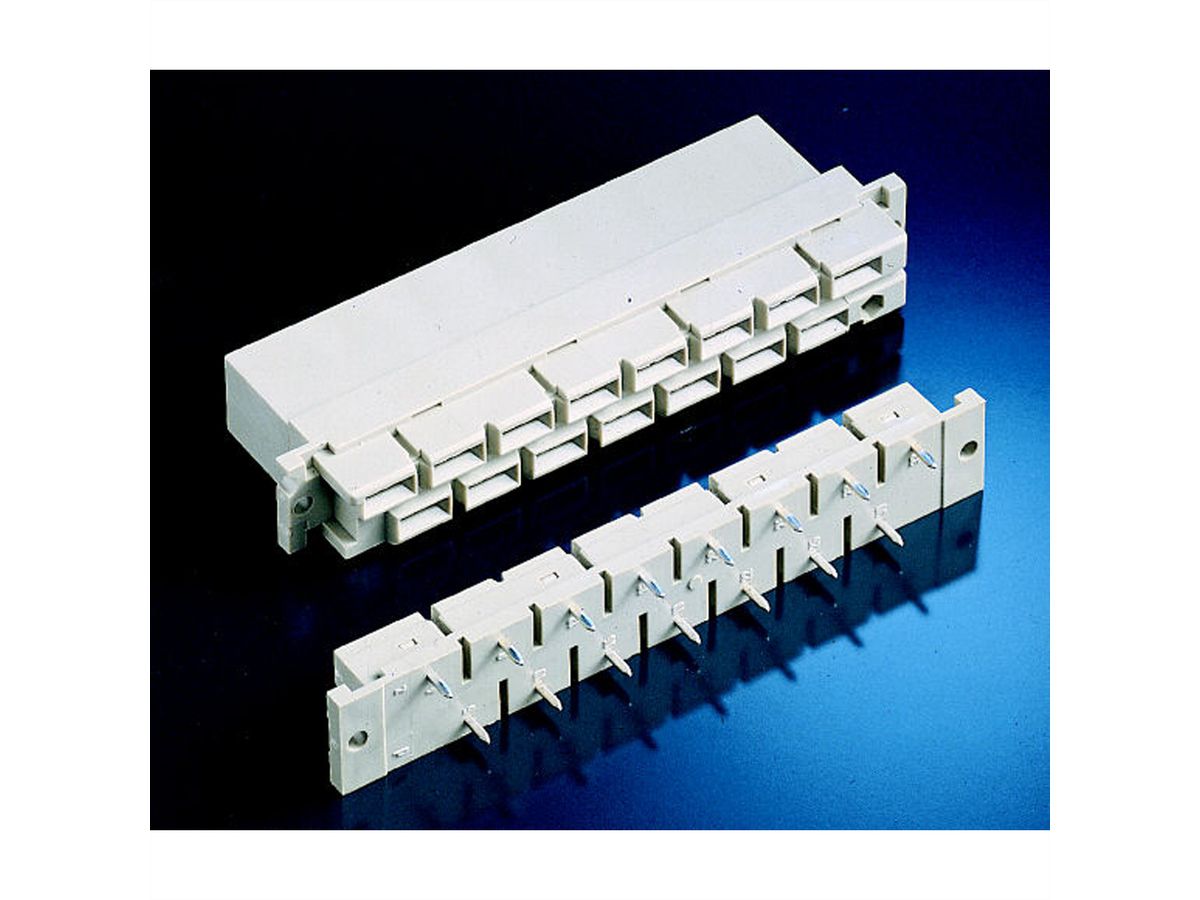 Connecteur SCHROFF Type H, EN 60603, DIN 41612, Femelle, 15 contacts, FASTON 6.3 mm