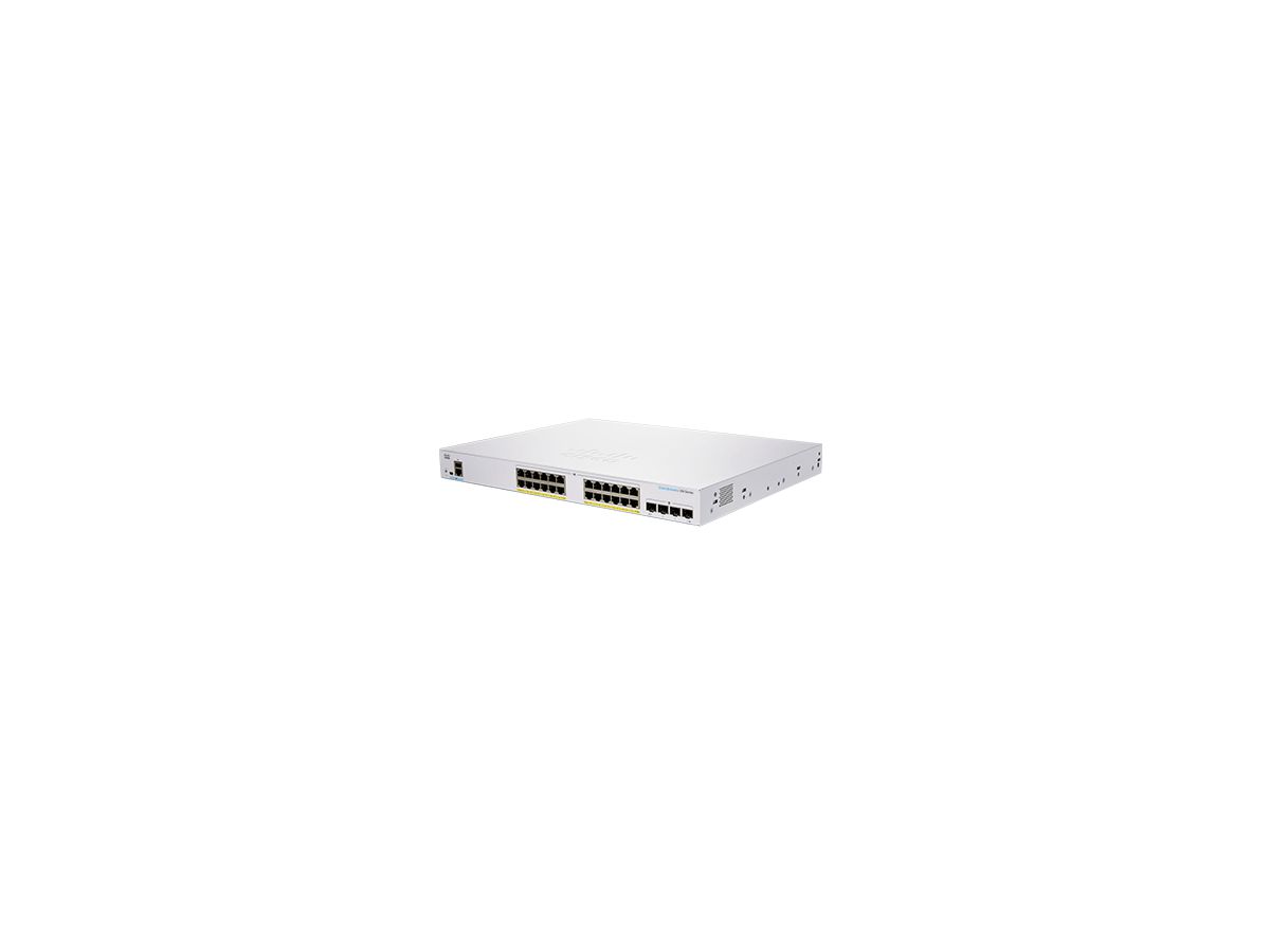 Cisco CBS350-24P-4G-EU commutateur réseau Géré L2/L3 Gigabit Ethernet (10/100/1000) Argent