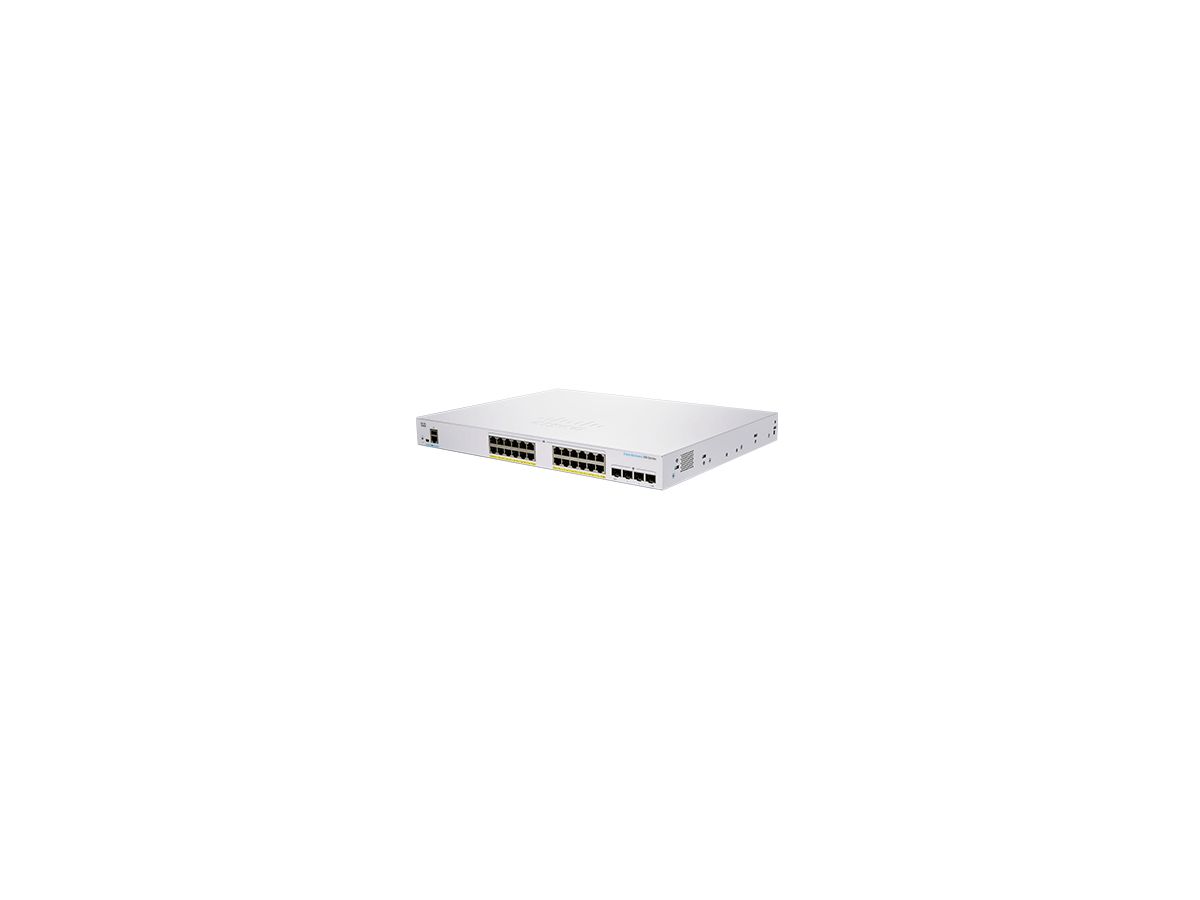 Cisco CBS350-24FP-4G-EU commutateur réseau Géré L2/L3 Gigabit Ethernet (10/100/1000) Argent