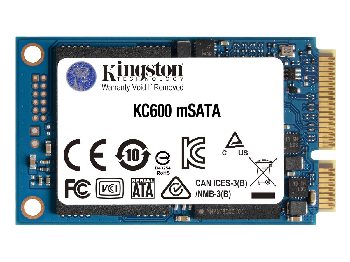 Kingston Technology SSD KC600 SATA3 mSATA de 512 Go