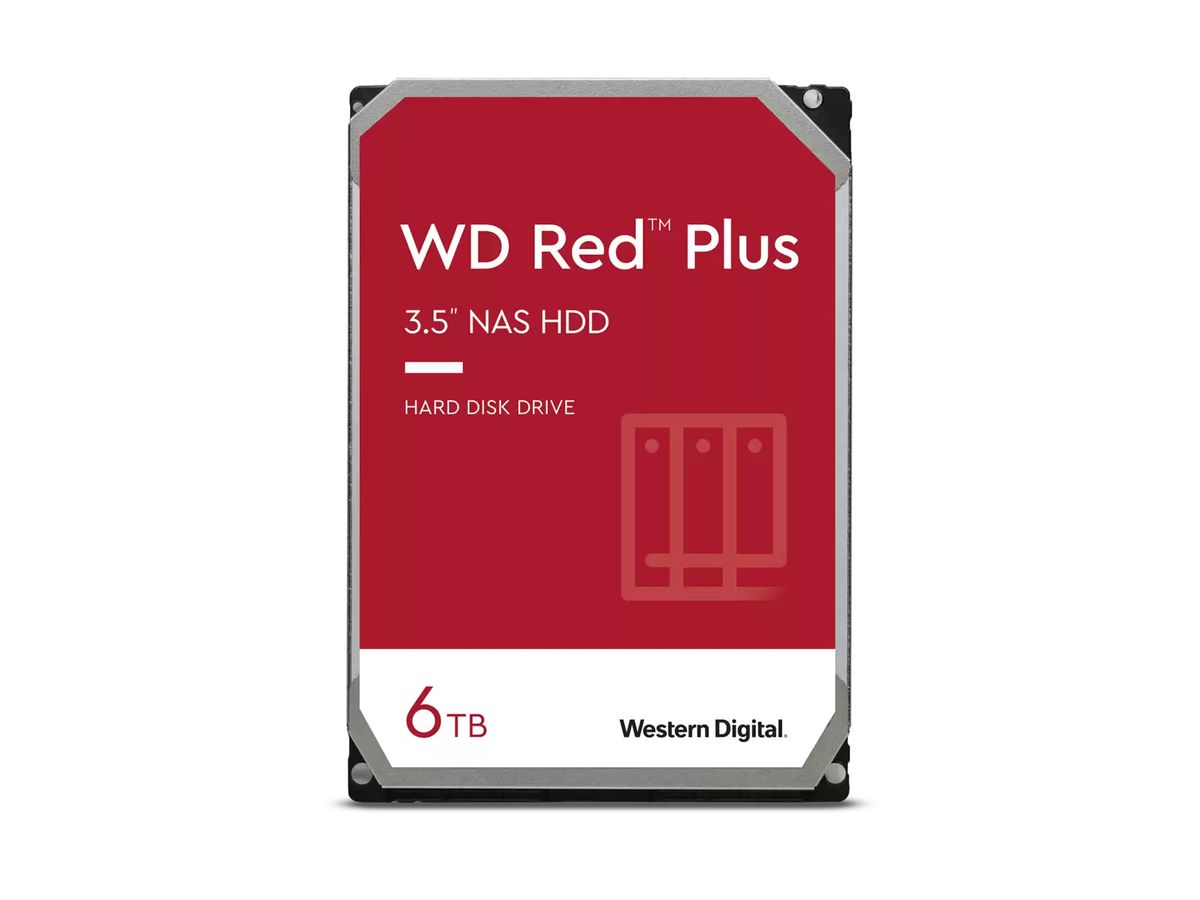Western Digital Red Plus WD60EFPX disque dur 3.5" 6 To Série ATA III