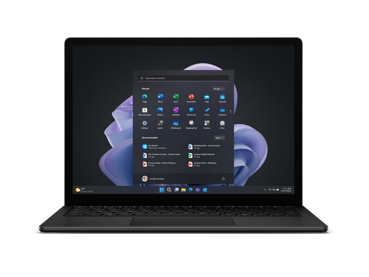 Microsoft Surface Laptop 5 i5-1245U Ordinateur portable 34,3 cm (13.5") Écran tactile Intel® Core™ i5 16 Go LPDDR5x-SDRAM 512 Go SSD Wi-Fi 6 (802.11ax) Windows 11 Pro Noir