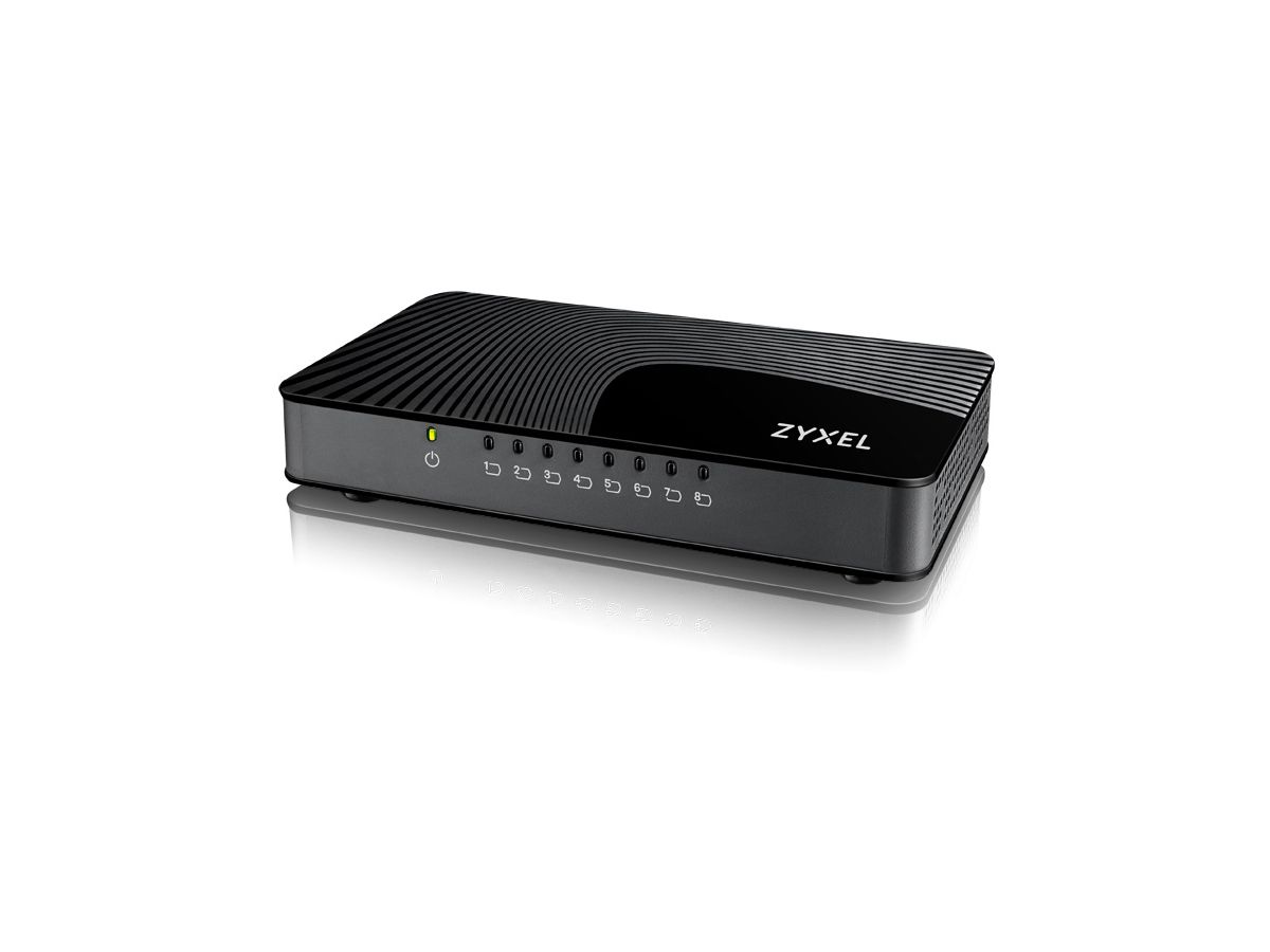 Zyxel GS-108S v2 Gigabit Ethernet (10/100/1000) Noir