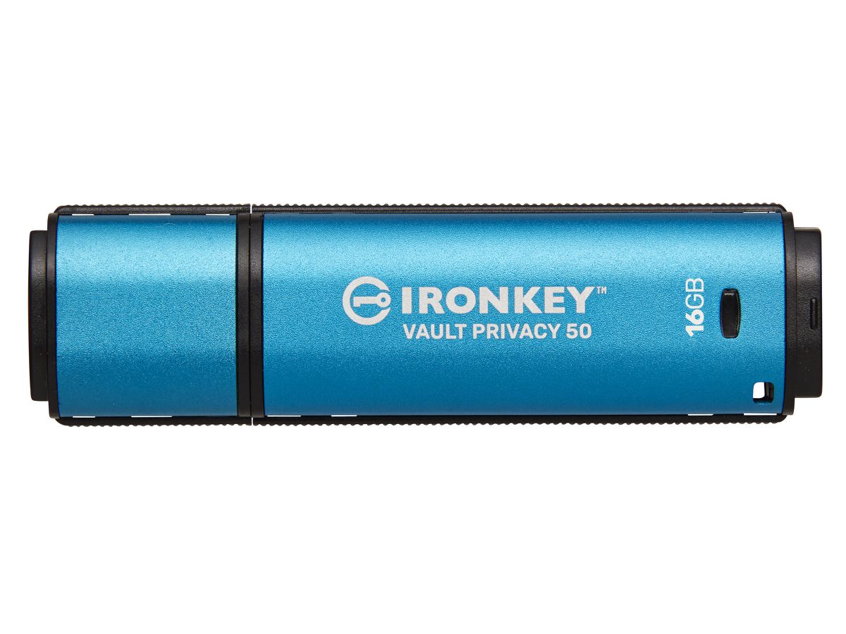 Kingston Technology IronKey 16 Go Vault Privacy 50 chiffrée AES-256, FIPS 197