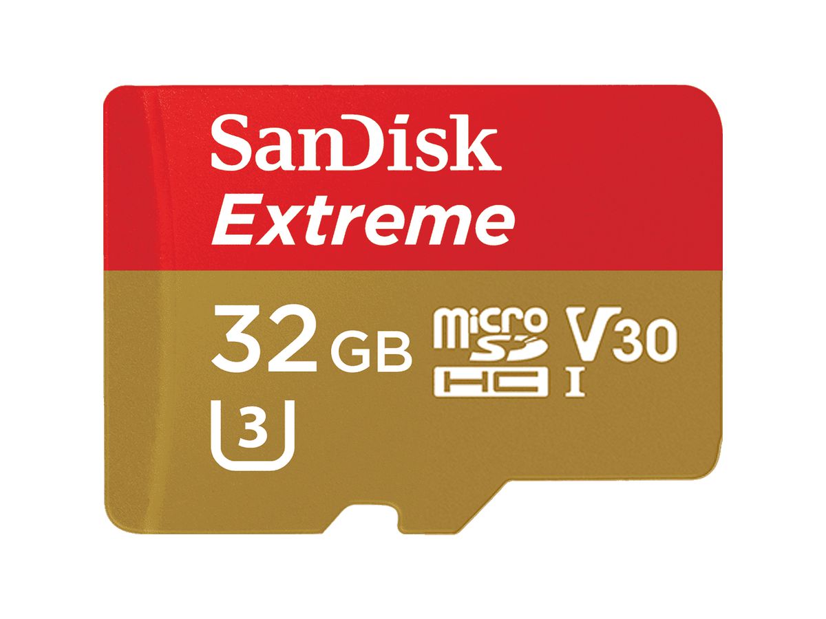 Sandisk Extreme 32Go MicroSDHC UHS-I Classe 10 mémoire flash