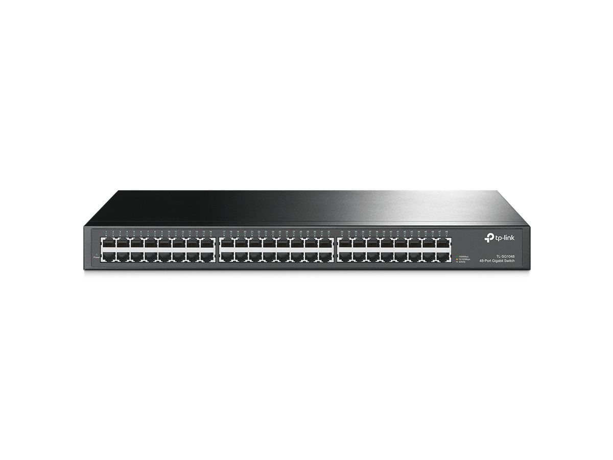TP-Link TL-SG1048 commutateur réseau Non-géré Gigabit Ethernet (10/100/1000) 1U Noir