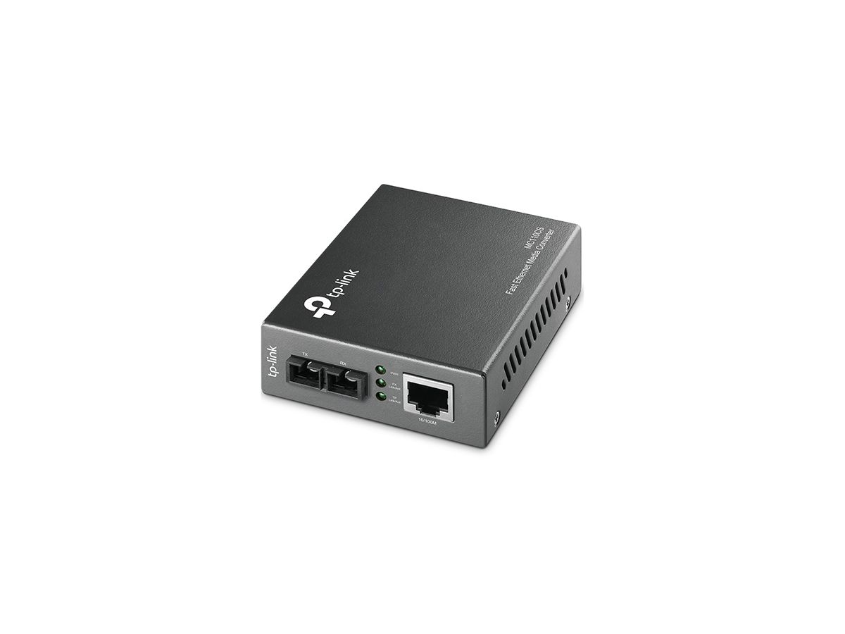 TP-Link MC110CS convertisseur de support réseau 100 Mbit/s 1310 nm Monomode Noir