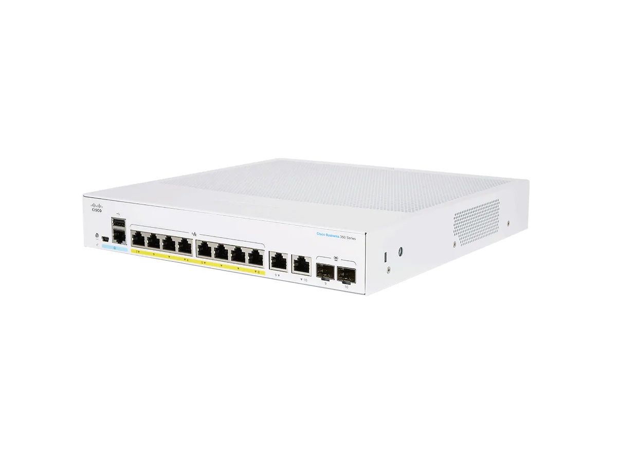 Cisco CBS250-8FP-E-2G-EU commutateur réseau Géré L2/L3 Gigabit Ethernet (10/100/1000) Argent