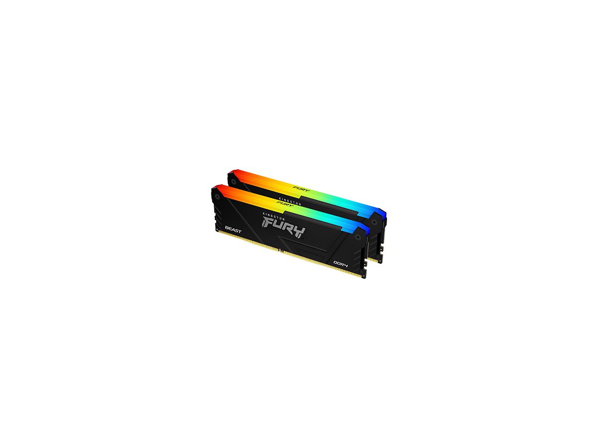 Kingston Technology FURY 16GB 2666MT/s DDR4 CL16 DIMM (Kits de 2) Beast RGB