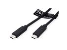 VALUE Câble USB4 Gen3x2, C–C, M/M, 100W, noir, 0,8 m