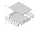 Mallette de bureau SCHROFF Interscale, perforée, 88 mm, 310 mm, 221 mm