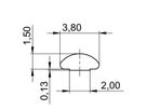 SCHROFF Front Panel EMC Textile Shielding Kit, -40?+70°C, 4 U, 10 Pieces