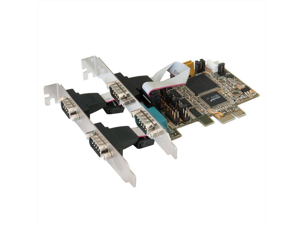 EXSYS EX-44064 Carte PCIe x1, 4x RS232