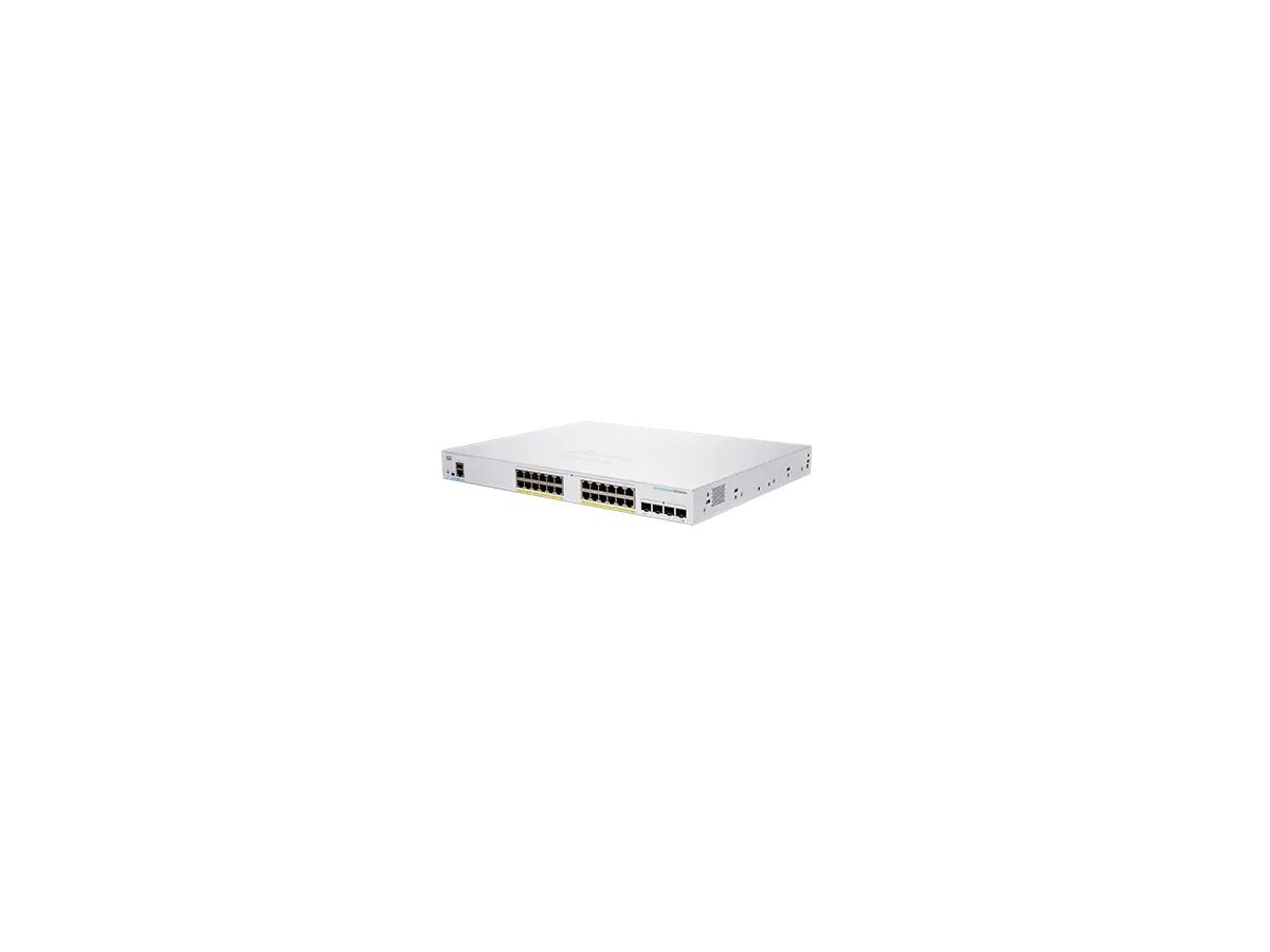 Cisco CBS250-24P-4X-EU commutateur réseau Géré L2/L3 Gigabit Ethernet (10/100/1000) Argent