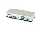EXSYS EX-1198VS Hub à 7 ports USB 3.2 Gen1 C, adaptateur 12V/3A et câble USB C-C
