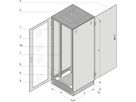 SCHROFF Varistar NET Plus Cabinet, RAL 7035, simple, 42 U, 2000H, 800W, 600D