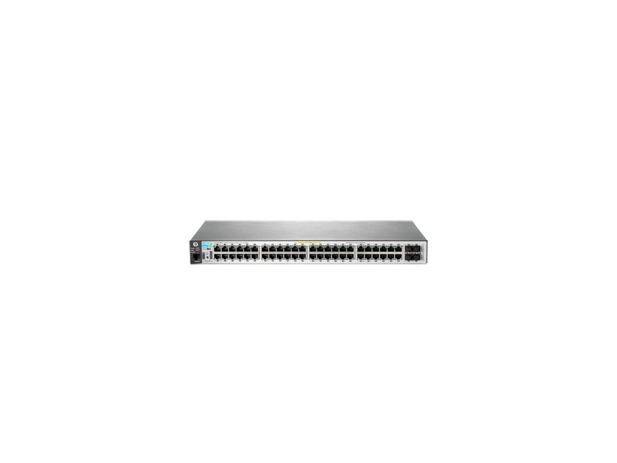 Hewlett Packard Enterprise BladeSystem 2530-48G-PoE+ Connexion Ethernet, supportant l'alimentation via ce port (PoE) 19U Noir