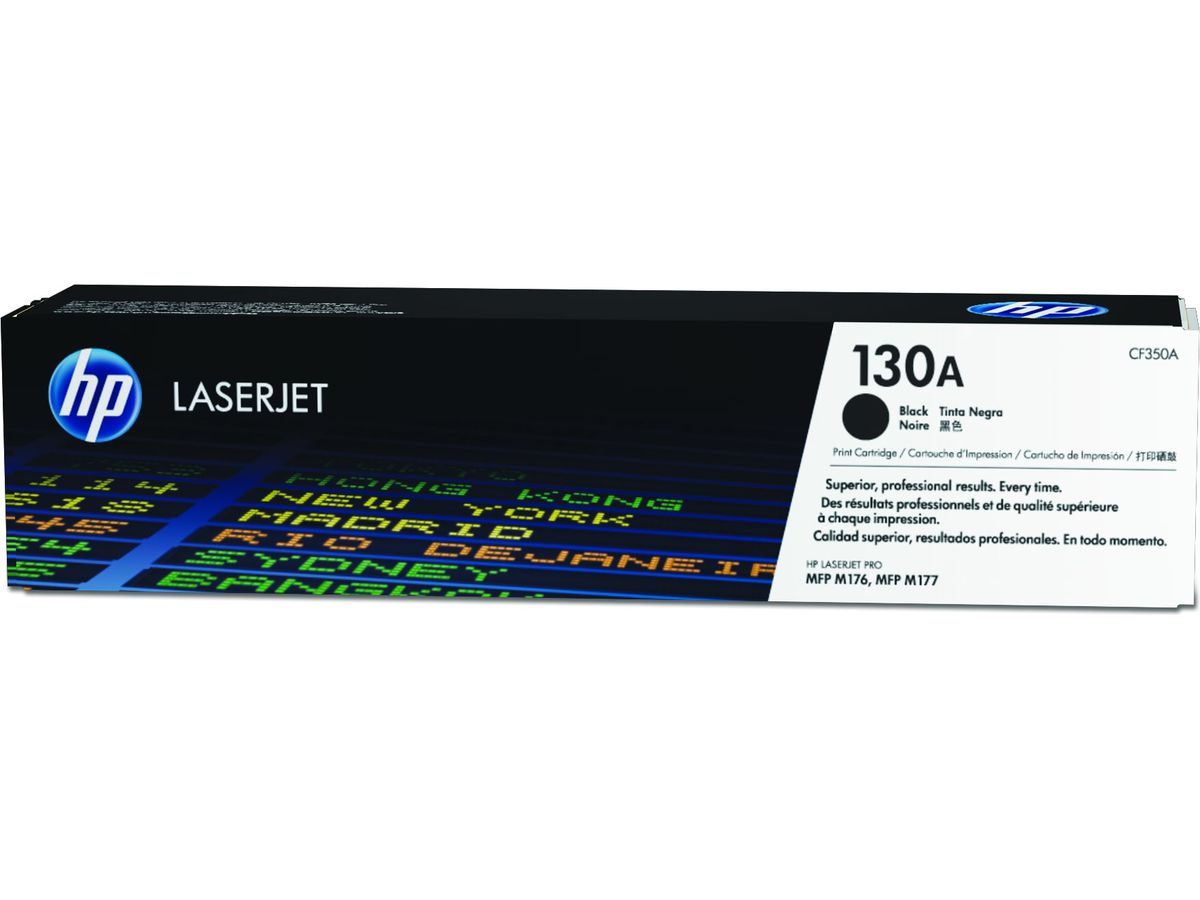 HP Cartouche de toner noir d'origine LaserJet 130A