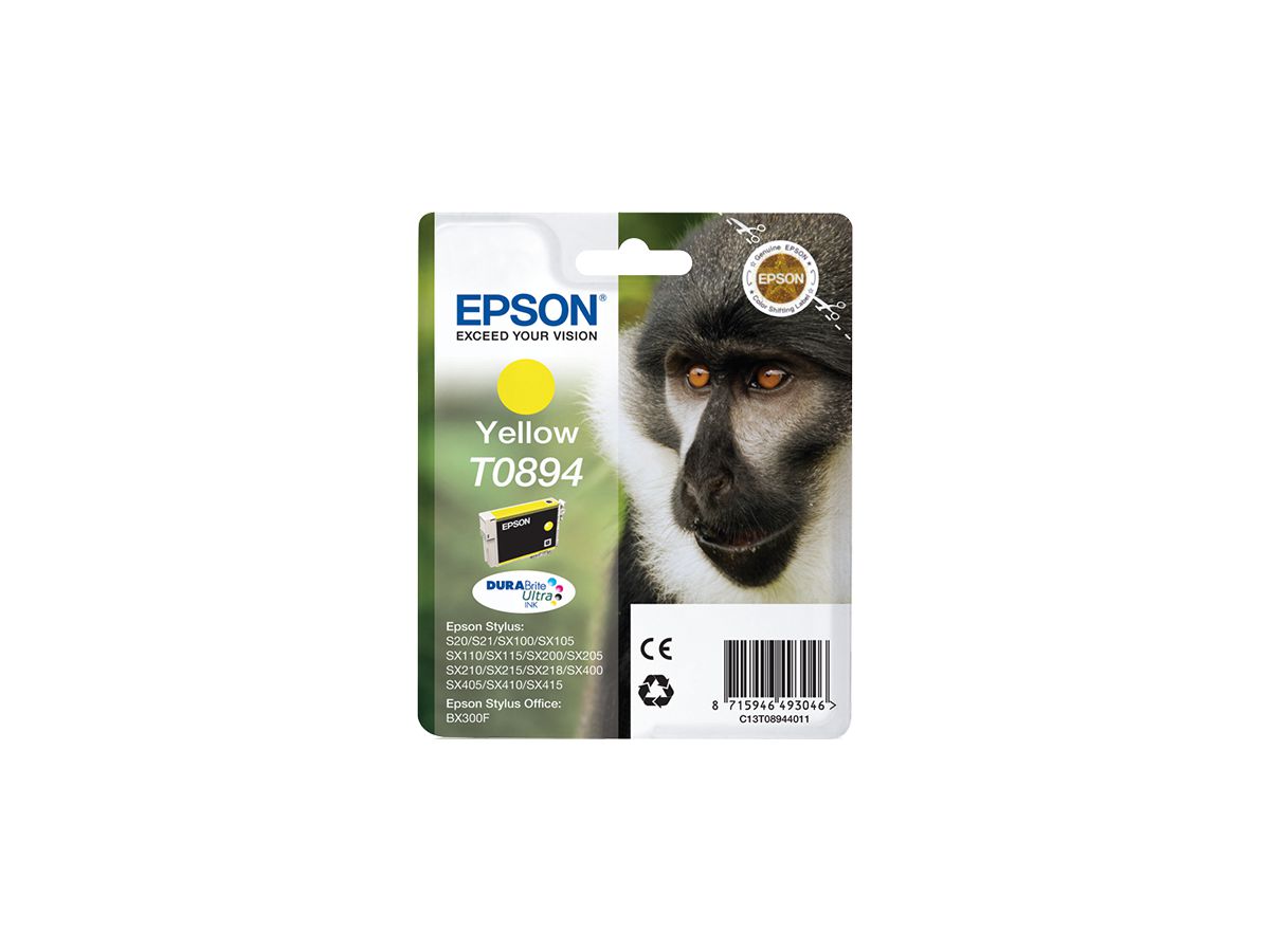 Epson Monkey Cartouche "Singe" - Encre DURABrite Ultra J