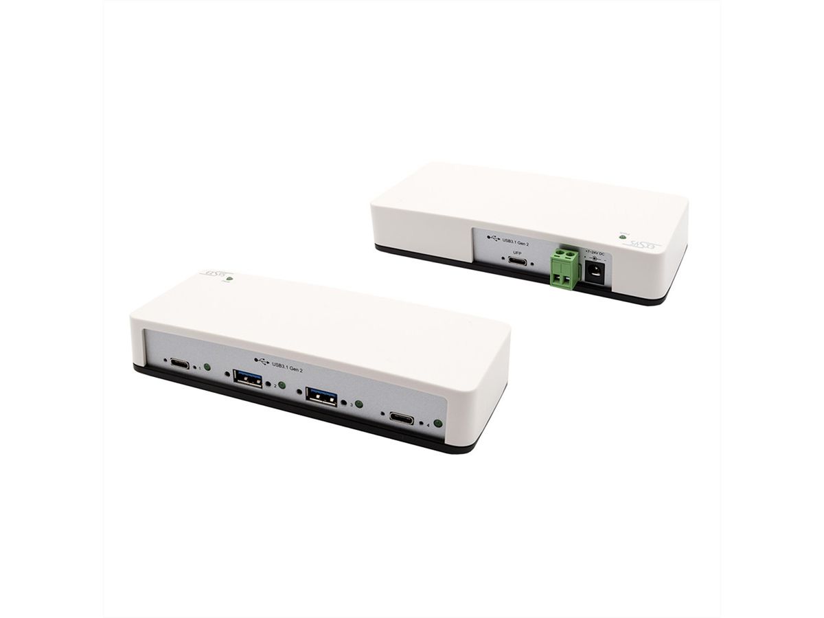 EXSYS EX-1250V Hub USB 3.2 Gen2 à 4 ports, 2x C et 2x A