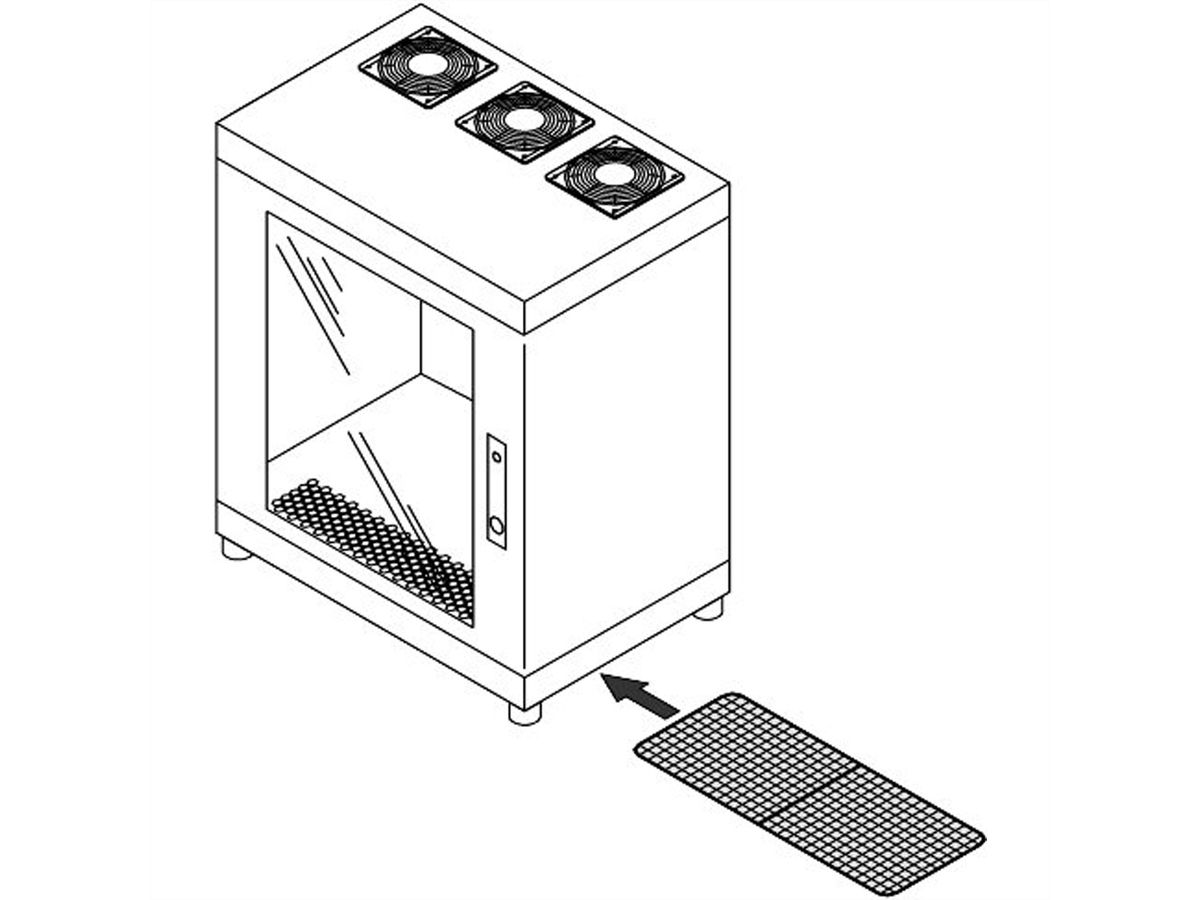 Kit de filtre à air SCHROFF Epcase pour valise 19'' 500-600D (x3)