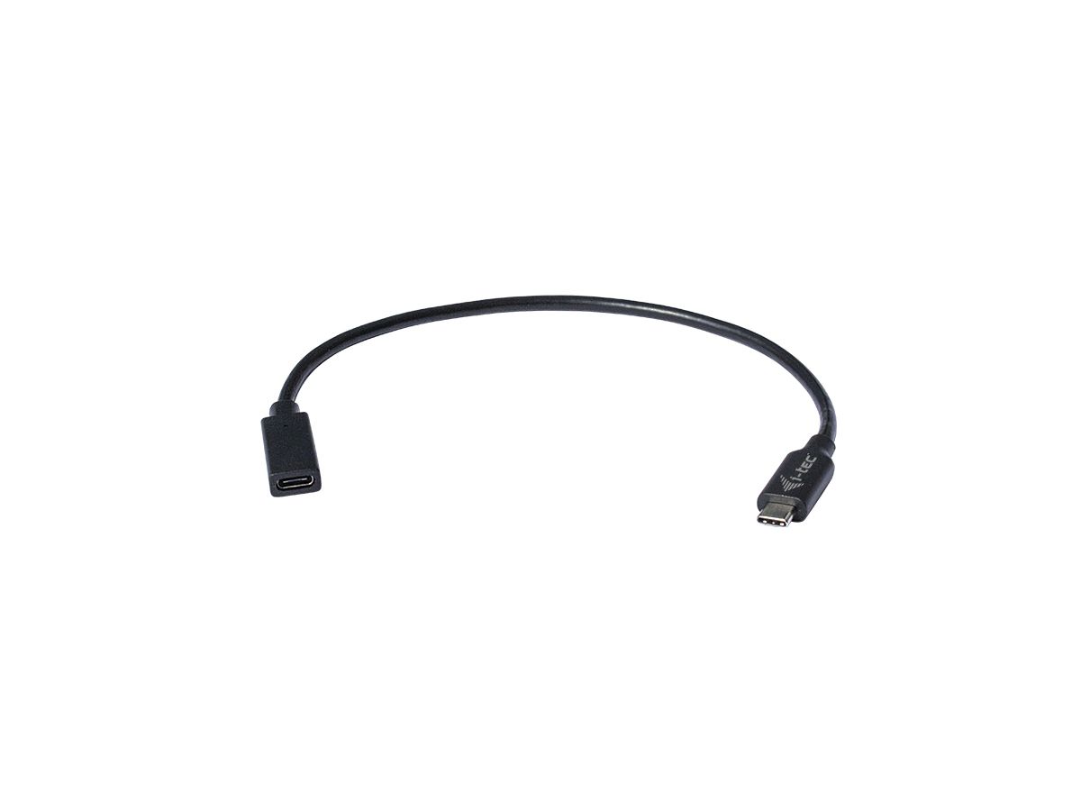 i-tec C31EXTENDCBL adaptateur et connecteur de câbles USB 3.1 Type-C Noir