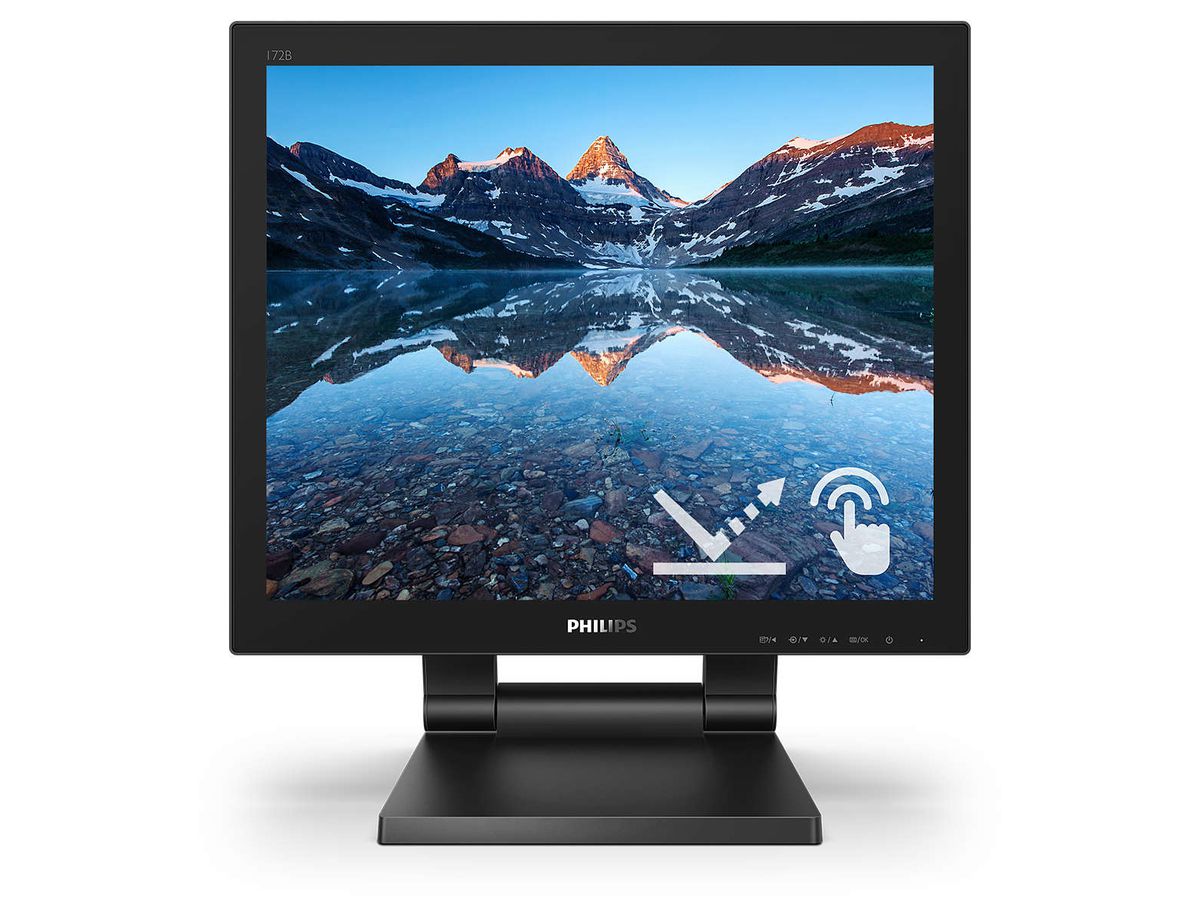 Philips 172B9TL/00 écran plat de PC 43,2 cm (17") 1280 x 1024 pixels Full HD LCD Écran tactile Noir