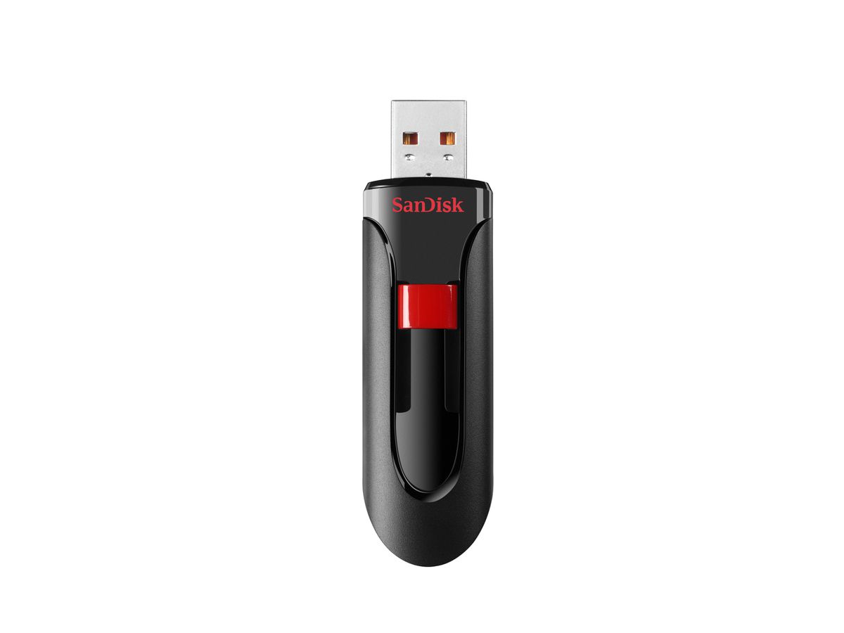 SanDisk Cruzer Glide lecteur USB flash 256 Go USB Type-A 2.0 Noir, Rouge
