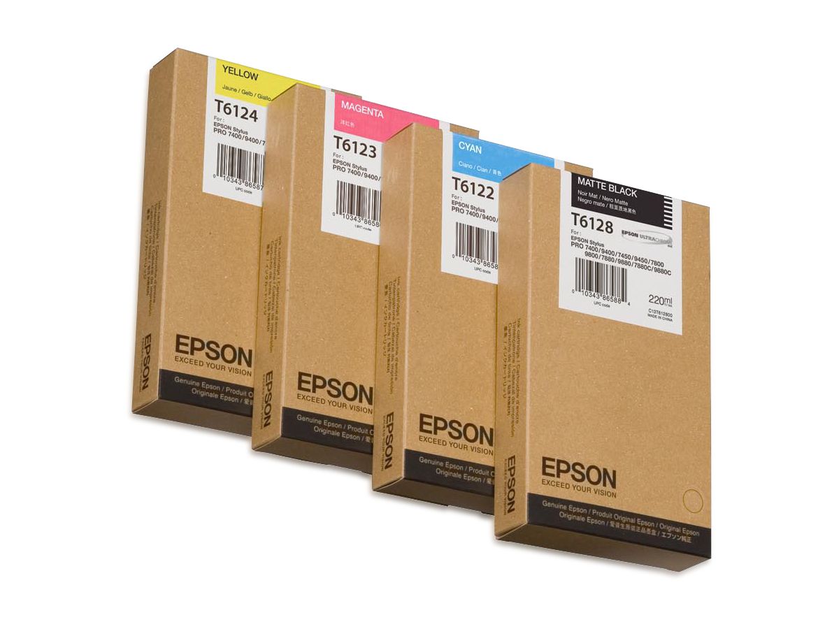 Epson Encre Pigment Cyan SP 7400/7450/9400/9450 (220ml)