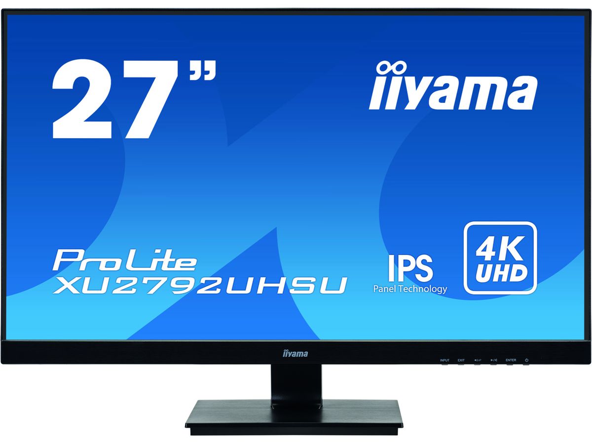 iiyama ProLite XU2792UHSU-B1 LED display 68,6 cm (27") 3840 x 2160 pixels 4K Ultra HD Noir
