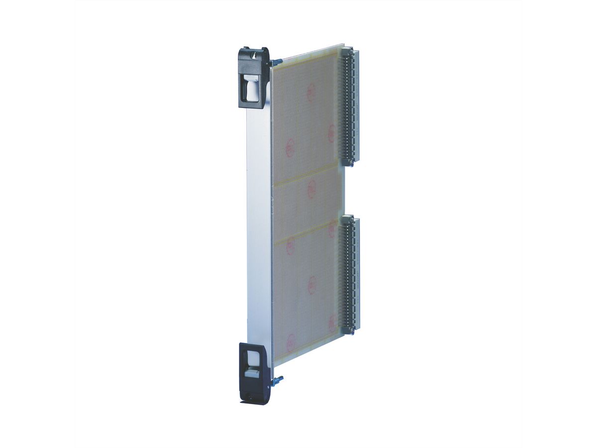 SCHROFF Plug-In Unit Kit With IET Handle, blindé, Black, 6 U, 4 HP