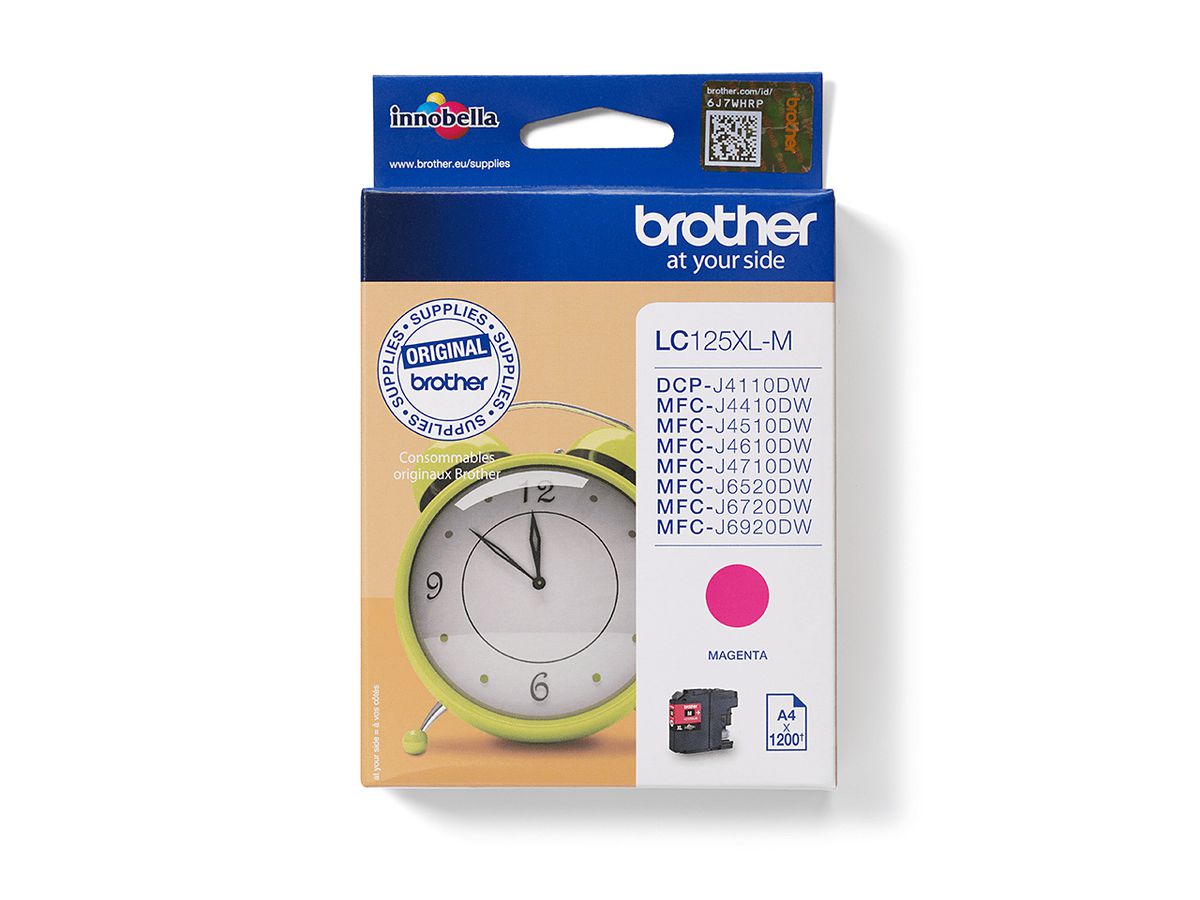 Brother LC125XLM cartouche jet d'encre magenta