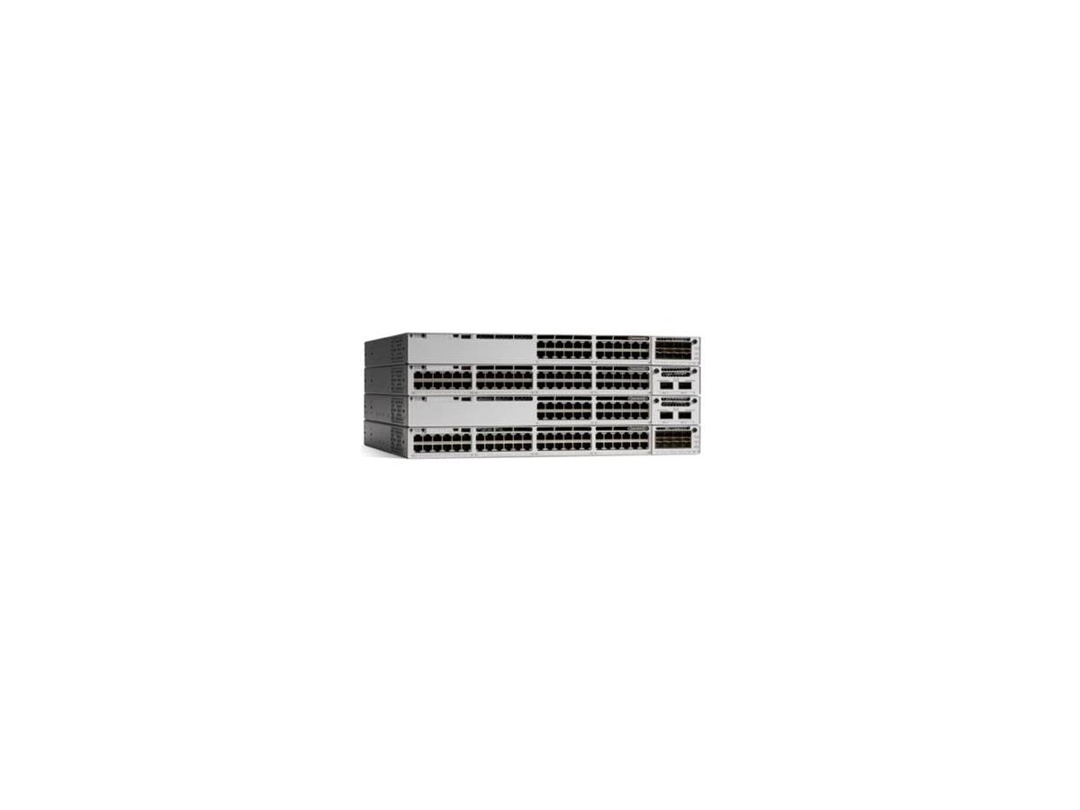 Cisco Catalyst C9300-48P-E Géré L2/L3 Gigabit Ethernet (10/100/1000) Connexion Ethernet, supportant l'alimentation via ce port (PoE) Gris