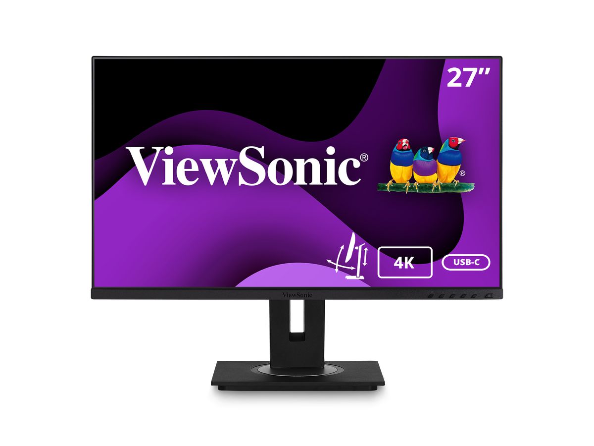 Viewsonic VG2756-4K écran plat de PC 68,6 cm (27") 3840 x 2160 pixels 4K Ultra HD Noir