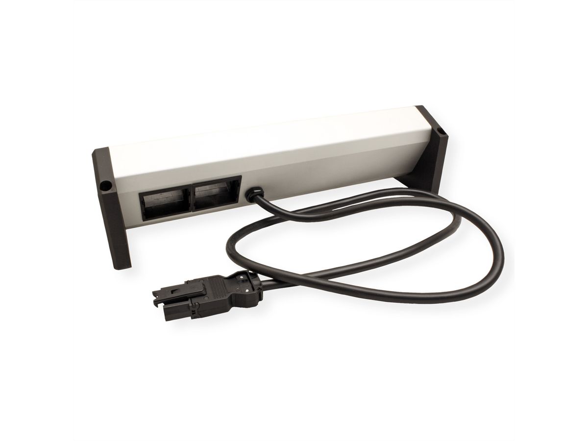 BACHMANN DESK1 Bloc multiprise 2xUTE 1x chargeur USB double A/A 15W
