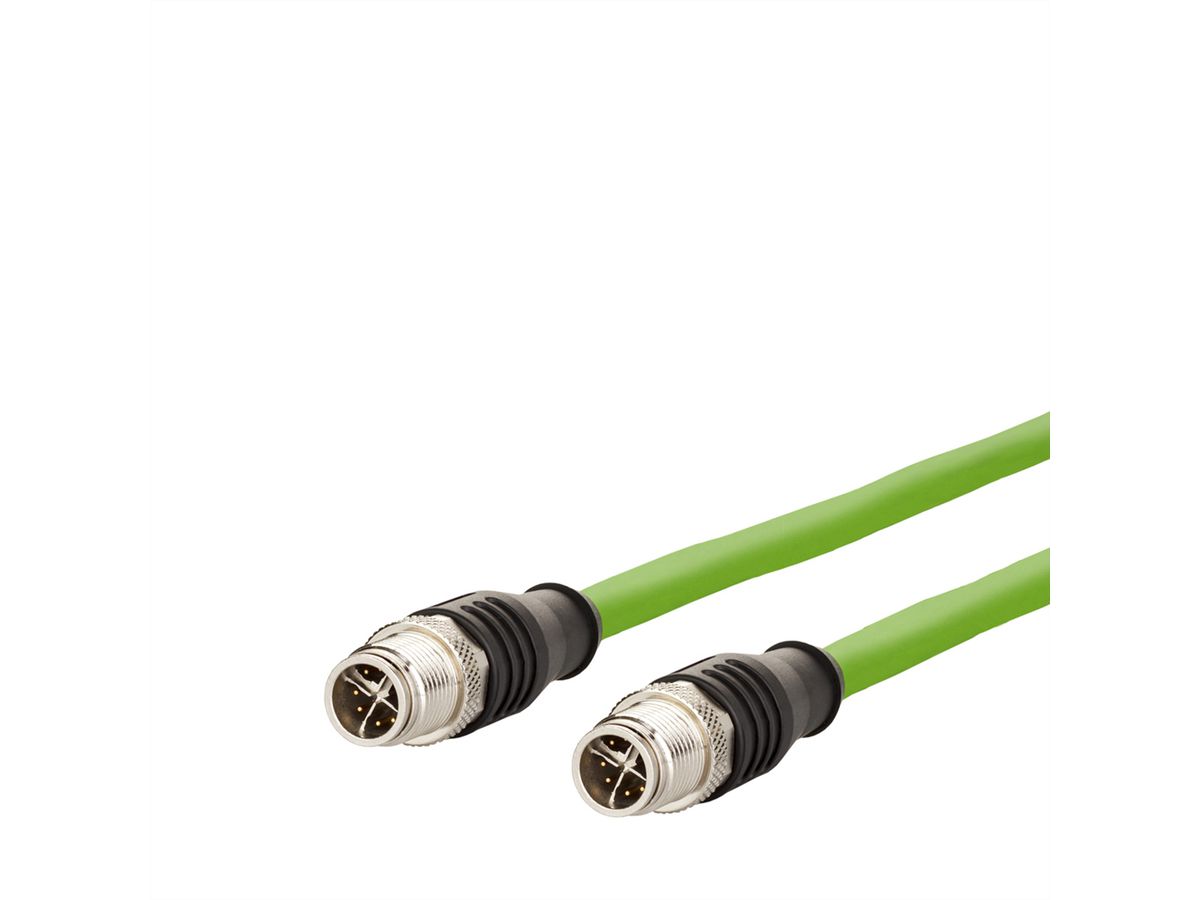 METZ CONNECT Câble Ethernet industriel M12, codage X, 5 m