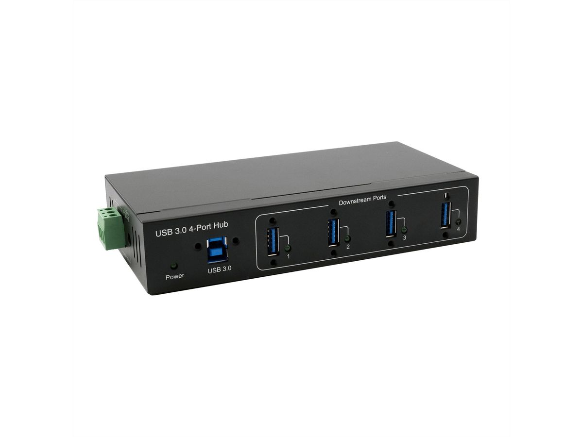 EXSYS EX-11224HMVS HUB métal 4 ports USB 3.2 Gen 1 VIA VL811+ Chipset
