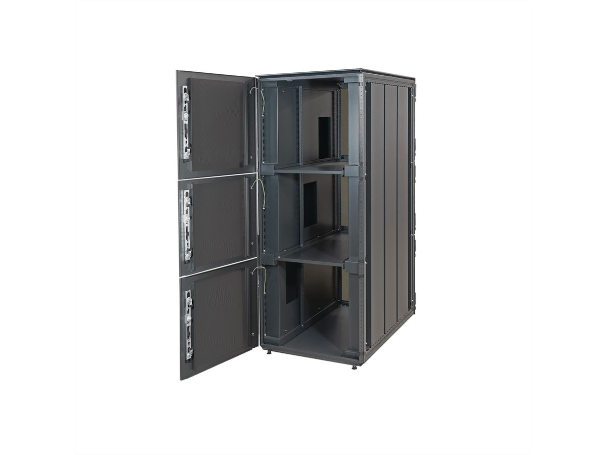 SCHROFF Varistar Colocation Cabinet, RAL 7021, 2 compartiments, 47 U, 2200H, 600W, 1200D