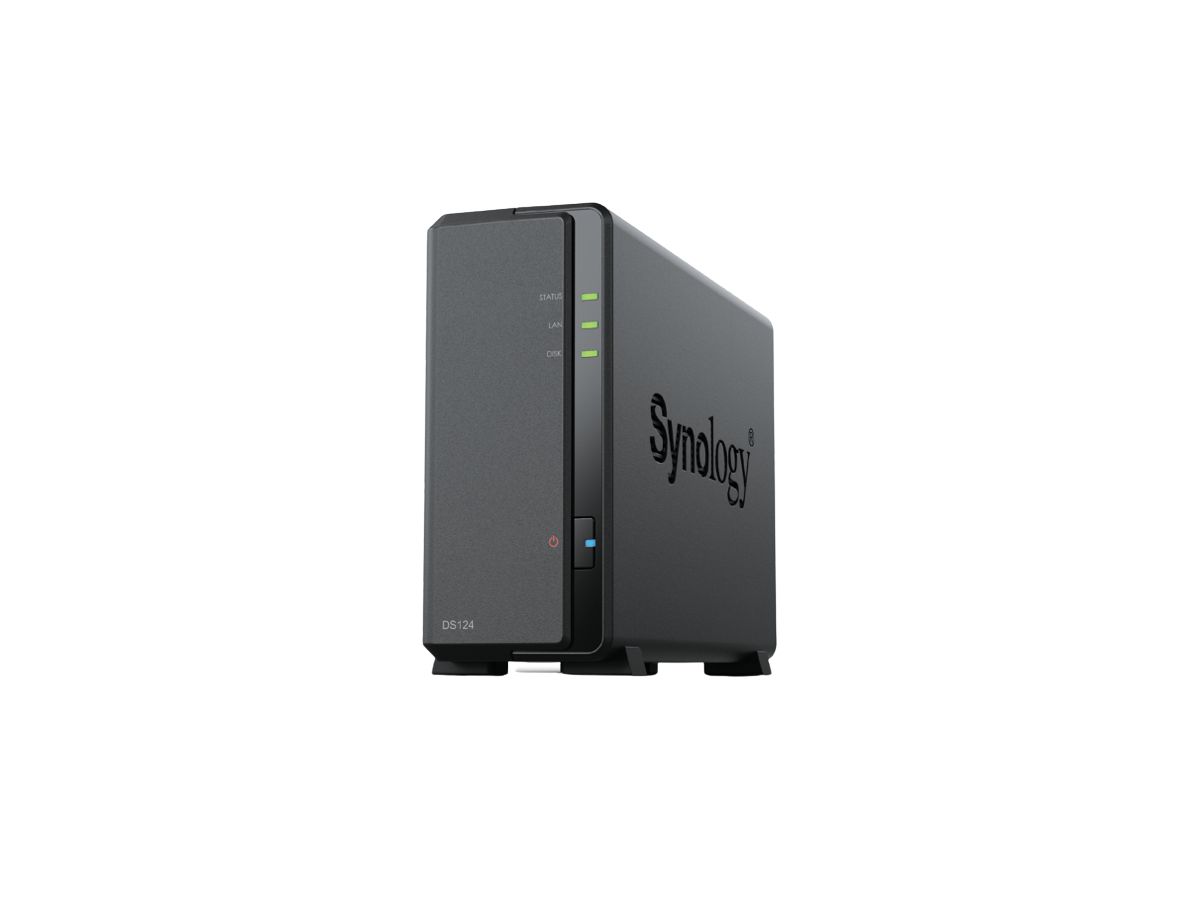 Synology DiskStation DS124 serveur de stockage NAS Bureau Ethernet/LAN Noir RTD1619B