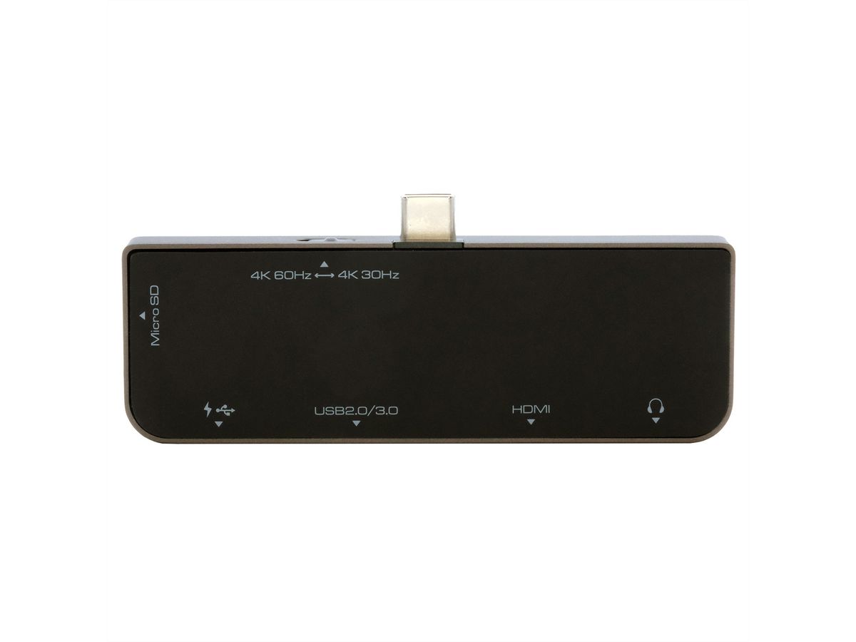 EXSYS EX-1222HM Mini station d'accueil USB-C 5 en 1