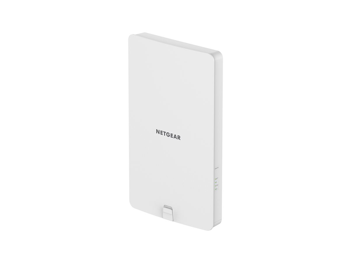 NETGEAR Insight Cloud Managed WiFi 6 AX1800 Dual Band Outdoor Access Point (WAX610Y) 1800 Mbit/s Blanc Connexion Ethernet, supportant l'alimentation via ce port (PoE)