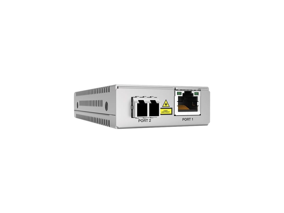 Allied Telesis AT-MMC2000LX/LC-TAA-60 convertisseur de support réseau 1000 Mbit/s 1310 nm Monomode Gris