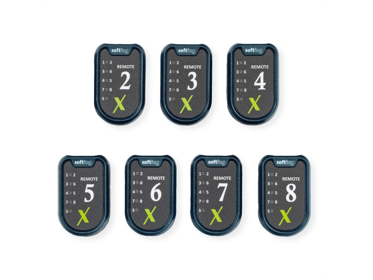 SOFTING Smart Remotes pour LinkXpert , Set de 7 pièces (#2 - #8)